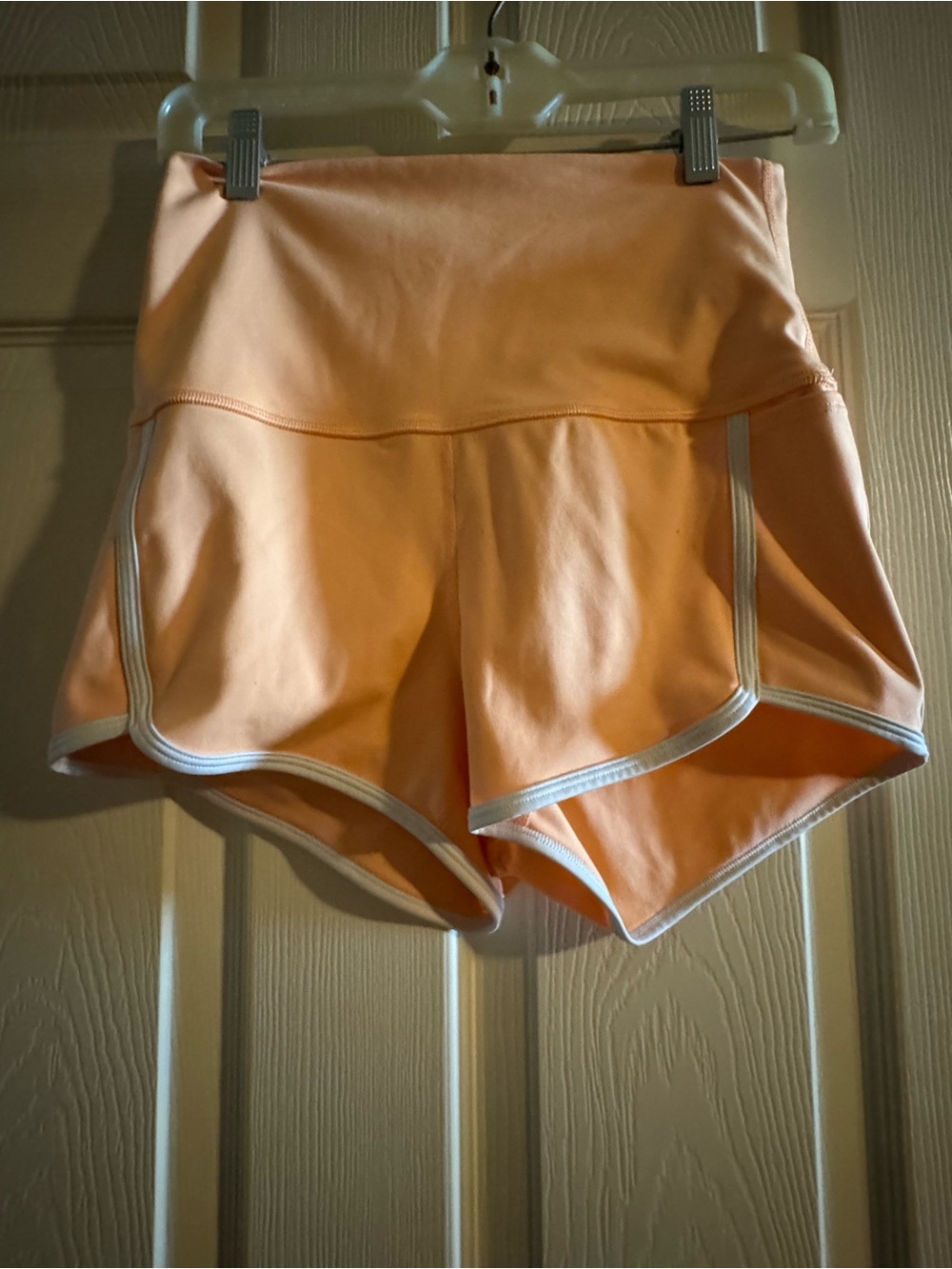 Free People Movement- Women's Peach High-Waist Athletic Shorts